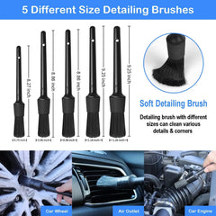 26Pcs Car Detailing Brush Set