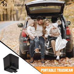 Enjoy cleaner family trips with the Haussimple Portable Car Trash Can. Compact, easy to carry, and perfect for keeping your car organized wherever your journey takes you.