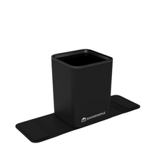 Medium Car Trash Can with Stability Flap - Black