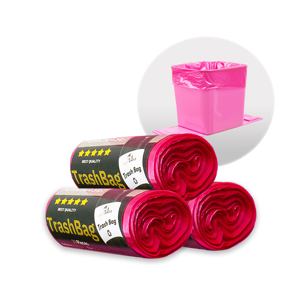 pink car trash liner