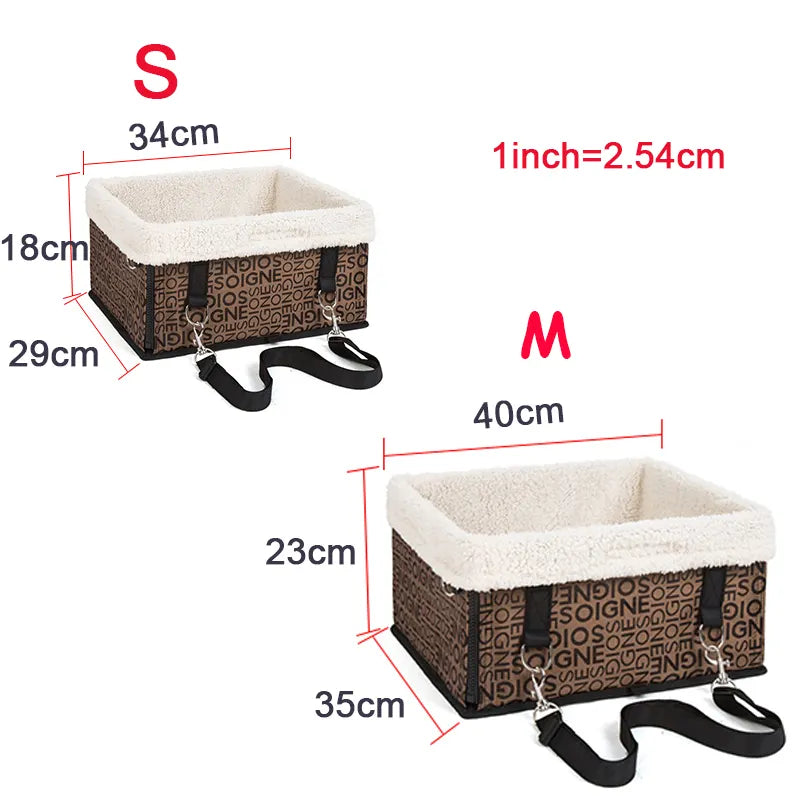Pet Dog Car Seat Carrier Foldable