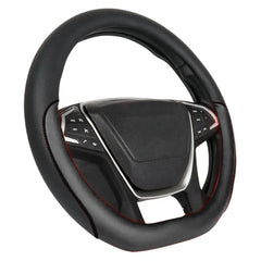 Unversal PU Leather Car Cover Steering Wheel